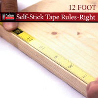 12 Foot Right Reading Steel Self Adhesive Tape Measure